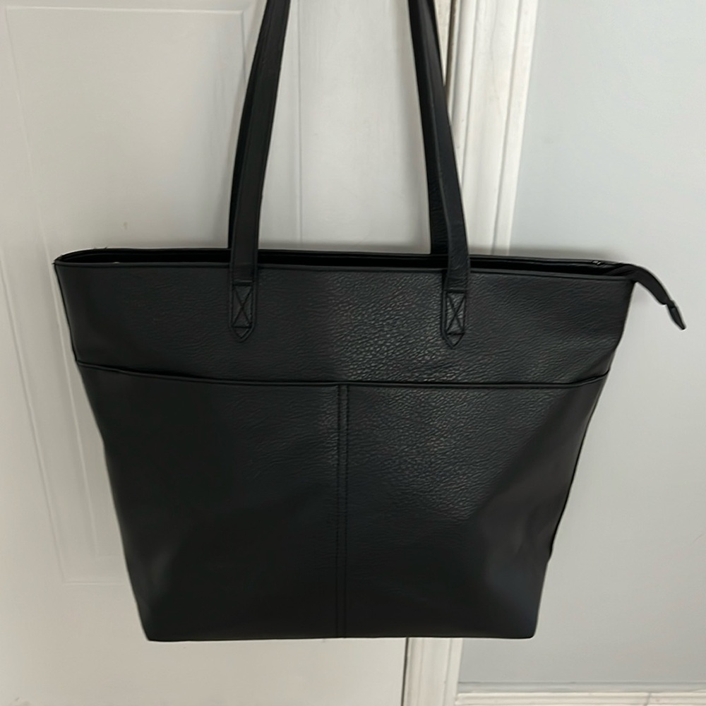 Seven Days black vegan tote bag